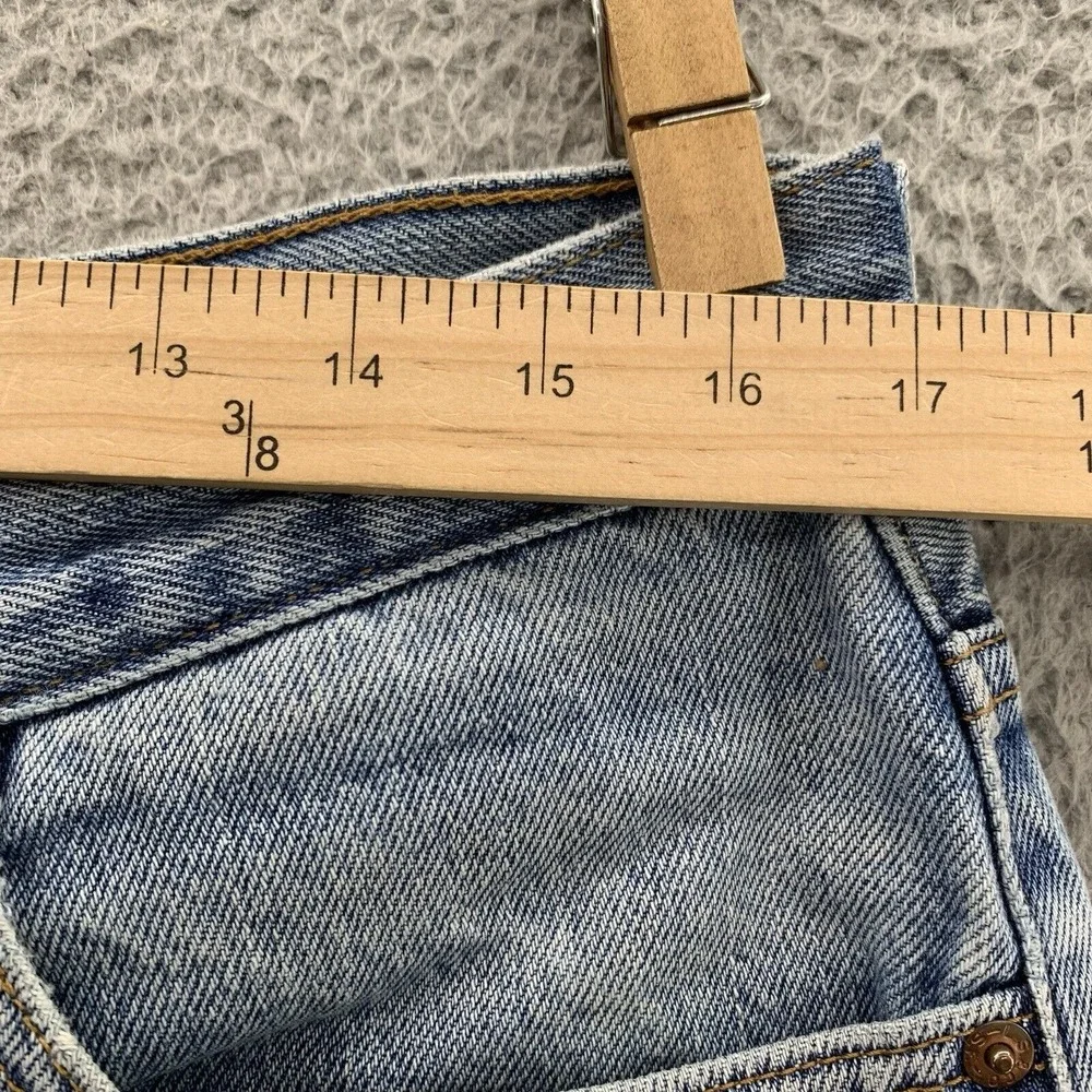 Levis 550 Jeans Mens 34x28* Blue Straight Washed Denim Pants 90s Baggy Skate Y2K